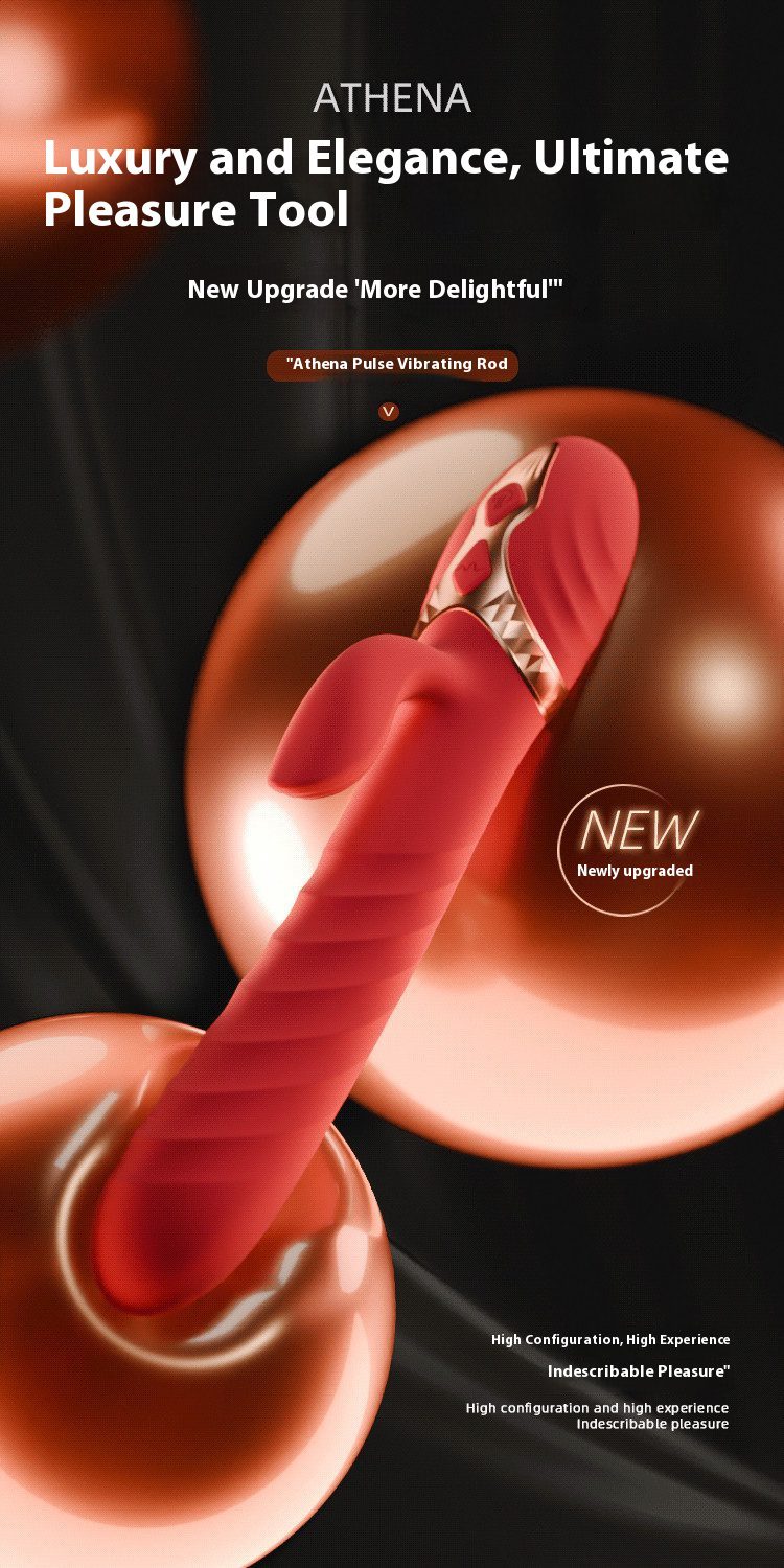 Orgasmofsoul Athena Pulsating Heating Wand - Orgasm of Soul