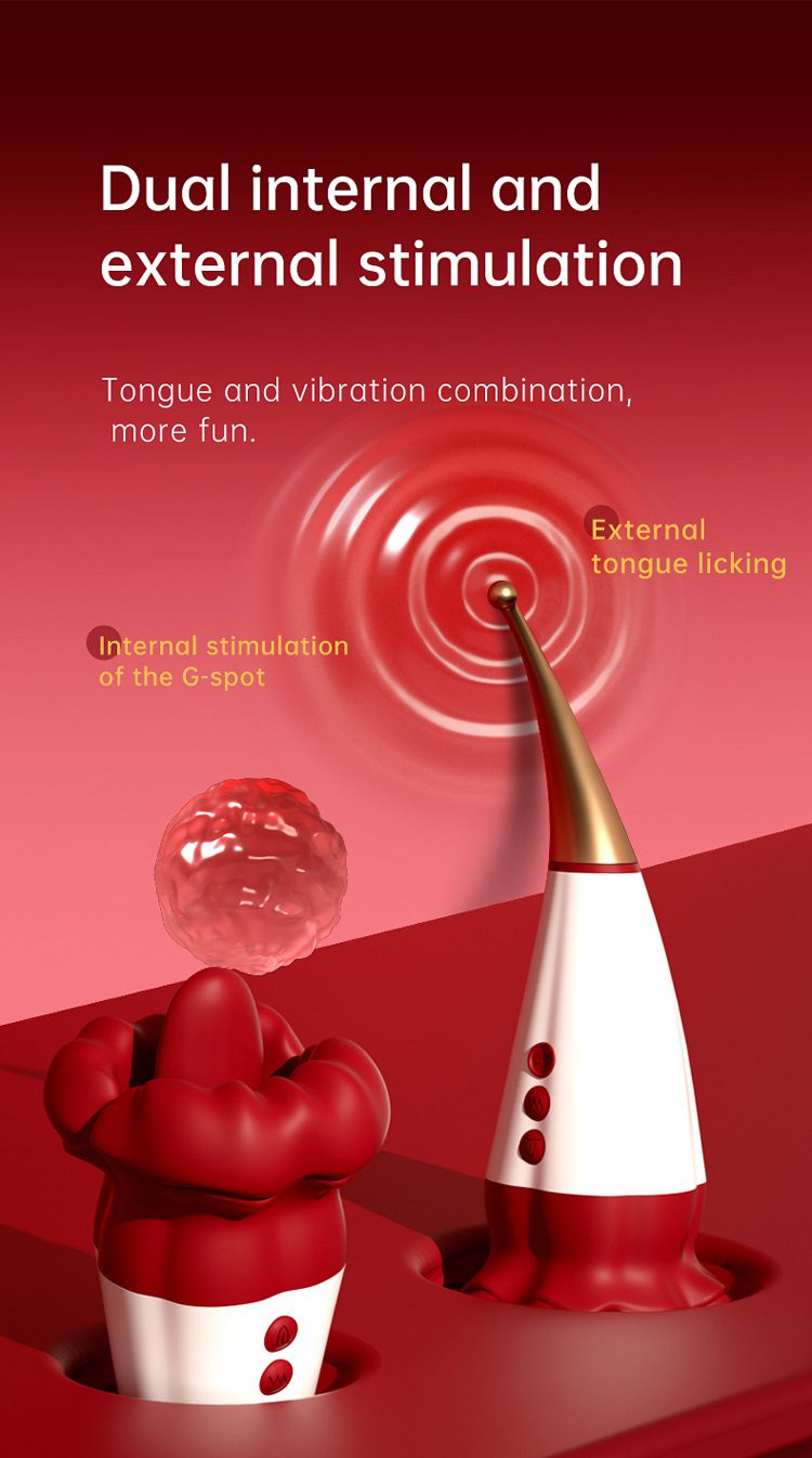 Flame Red Lips 2.0 – Seductive Licking & Teasing Pen for Intense Sensation - Orgasm of Soul