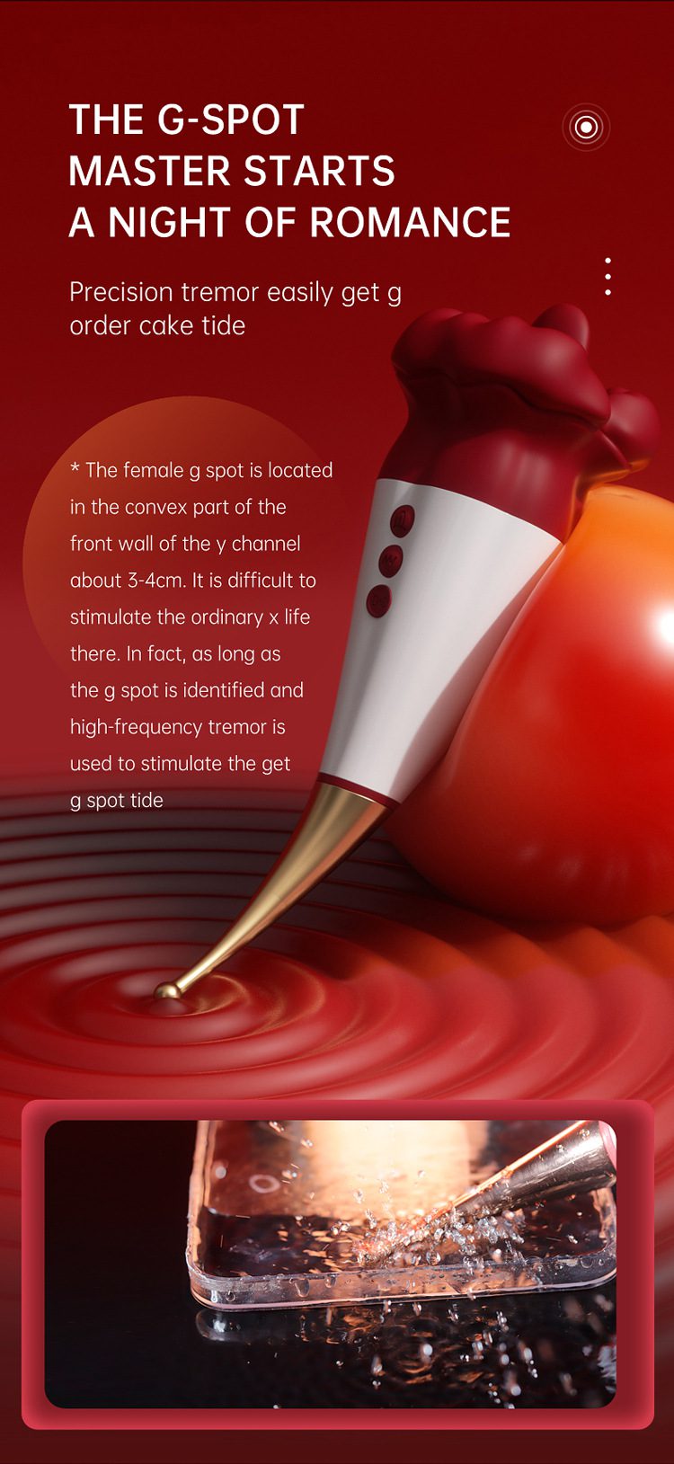 Flame Red Lips 2.0 – Seductive Licking & Teasing Pen for Intense Sensation - Orgasm of Soul