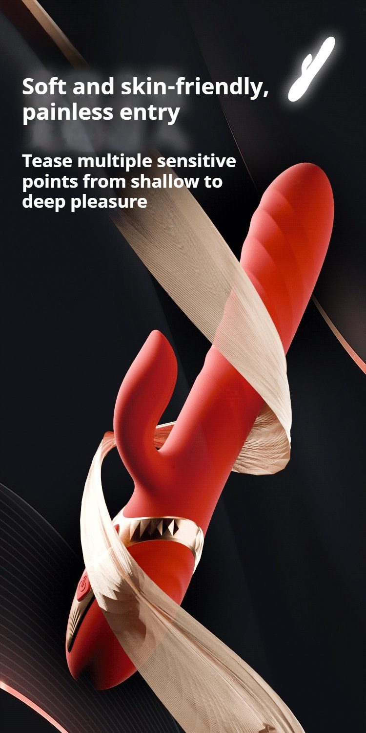 Orgasmofsoul Athena Pulsating Heating Wand - Orgasm of Soul