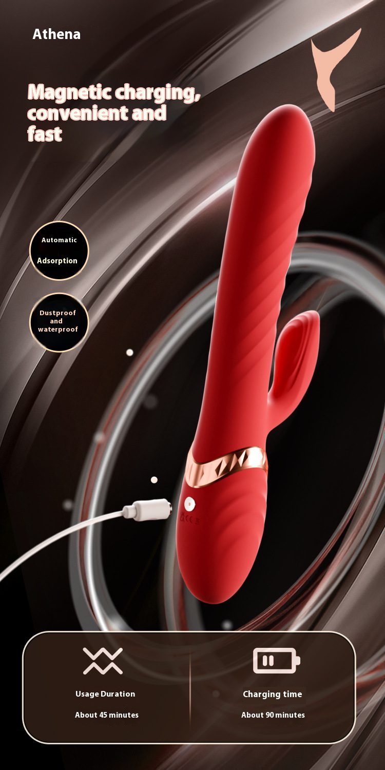 Orgasmofsoul Athena Pulsating Heating Wand - Orgasm of Soul