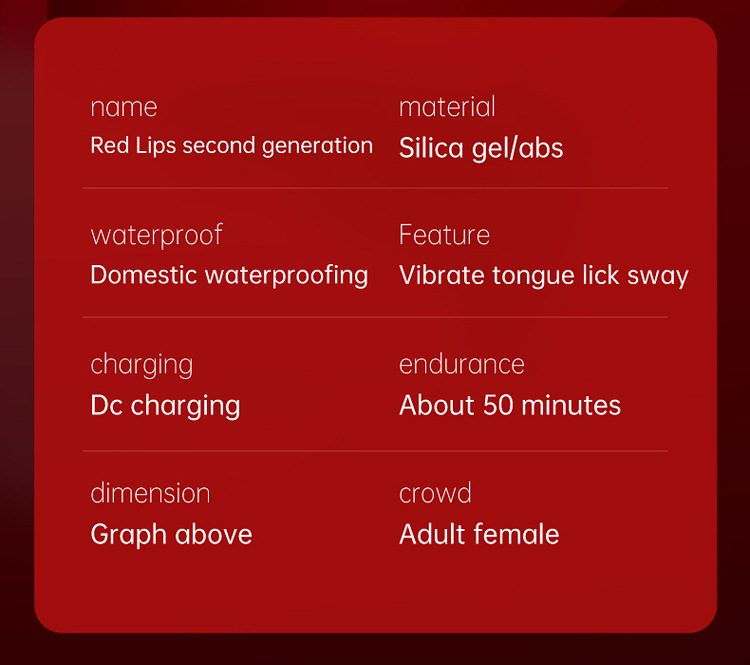 Flame Red Lips 2.0 – Seductive Licking & Teasing Pen for Intense Sensation - Orgasm of Soul