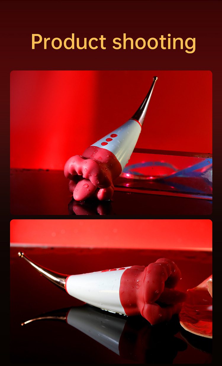 Flame Red Lips 2.0 – Seductive Licking & Teasing Pen for Intense Sensation - Orgasm of Soul