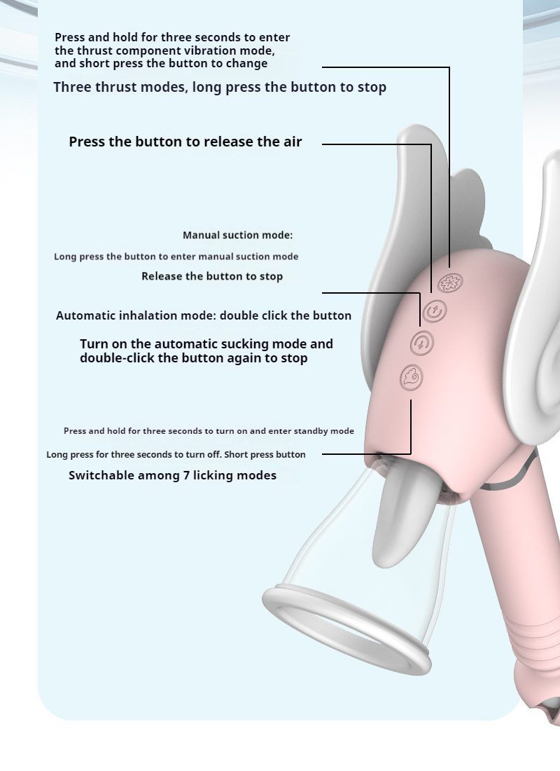 Orgasmofsoul Sakura Wand: Sucking, Licking & Thrusting with Warming - Orgasm of Soul