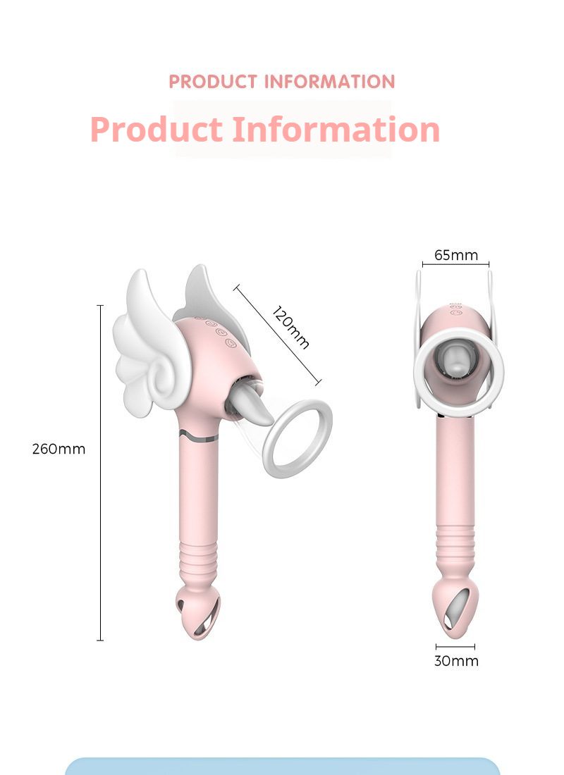 Orgasmofsoul Sakura Wand: Sucking, Licking & Thrusting with Warming - Orgasm of Soul