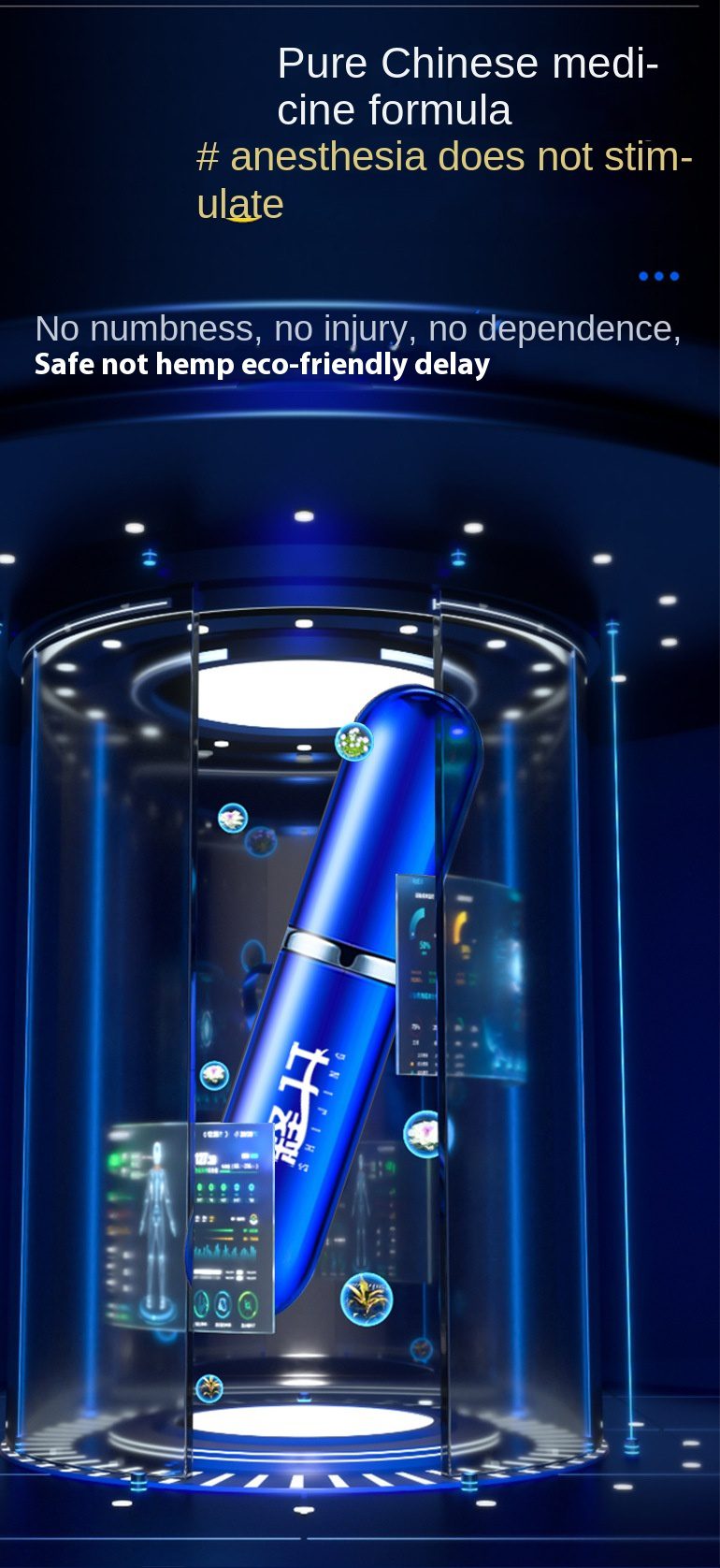 Orgasm of Soul Delay Spray – Blue Premium for Longer Pleasure - Orgasm of Soul