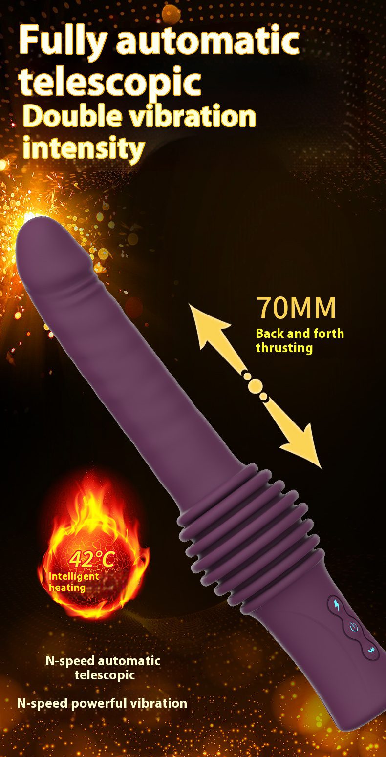 Orgasmofsoul Sky Cannon | Remote & Hands-Free | Heated Telescopic Vibration - Orgasm of Soul