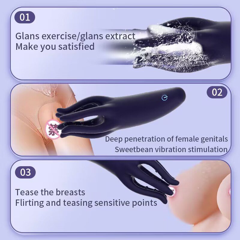 Orgasmofsoul Six-Claw Prostate Massager – Ultimate Male Pleasure Toy - Orgasm of Soul