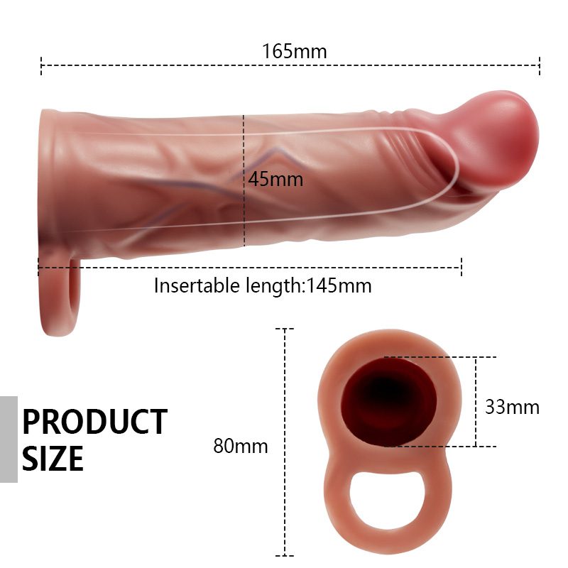 Orgasm of Soul Dragon Head Liquid Silicone Sleeve – Ultimate Pleasure Enhancer - Orgasm of Soul
