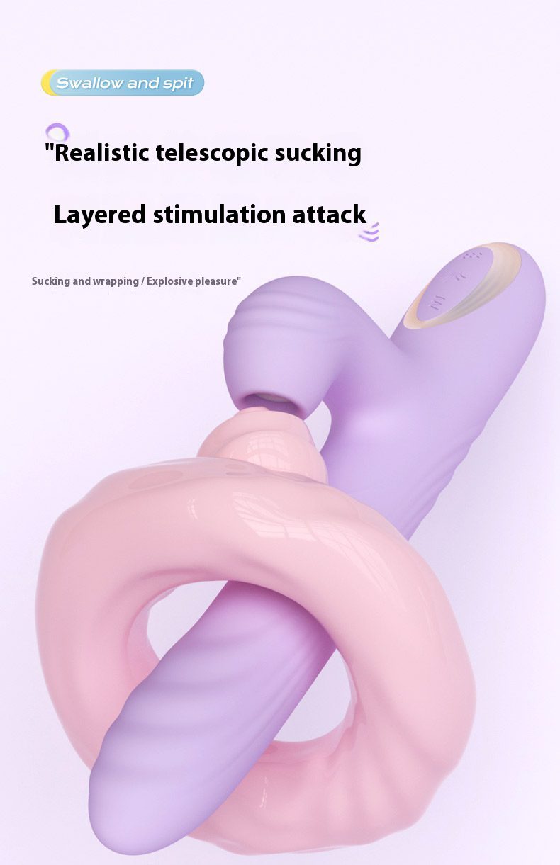 Vibration Wand with Rotating Beads, Heating & Licking Tongue - Orgasm of Soul