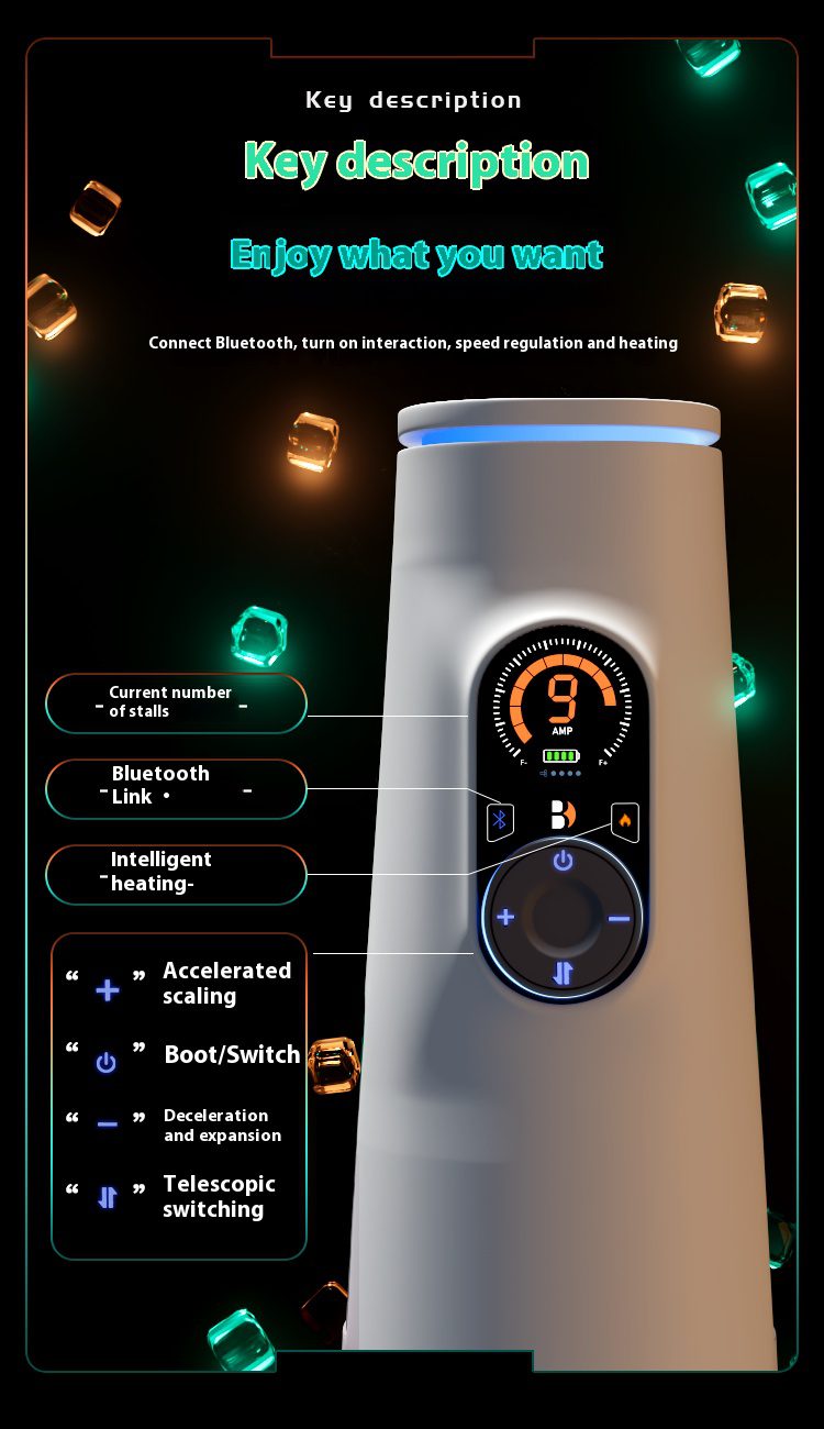 Orgasm of Soul AI Sensory Speaker Cup – Heated & Vibrating Experience - Orgasm of Soul