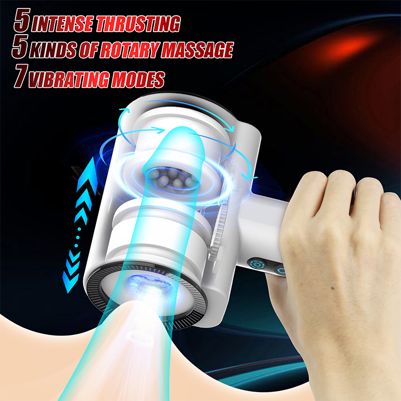 Orgasm of Soul 2nd Gen Telescopic & Rotating Vibrator for Ultimate Pleasure - Orgasm of Soul