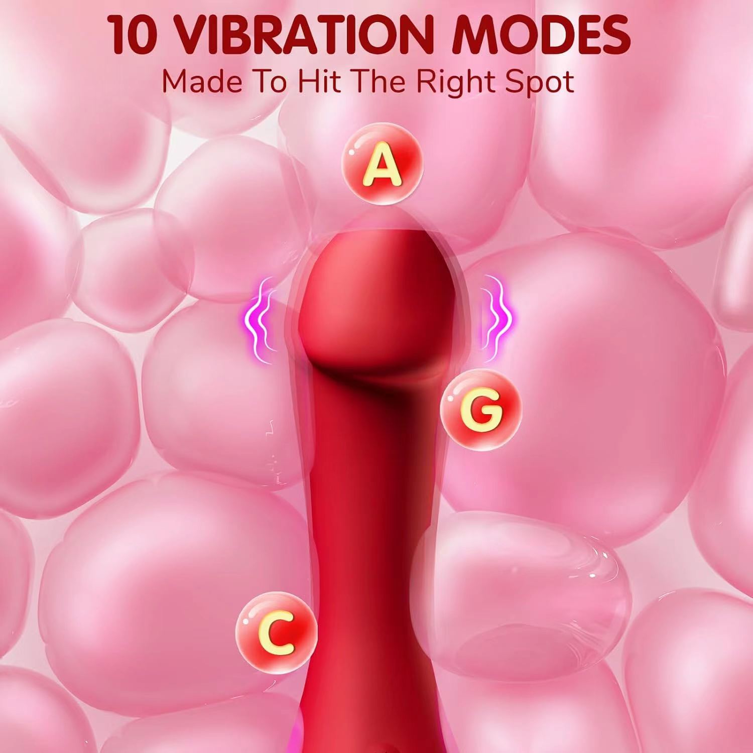 Soul Flame Red Lips – Powerful Licking & Vibrating Wand for Sensual Bliss - Orgasm of Soul
