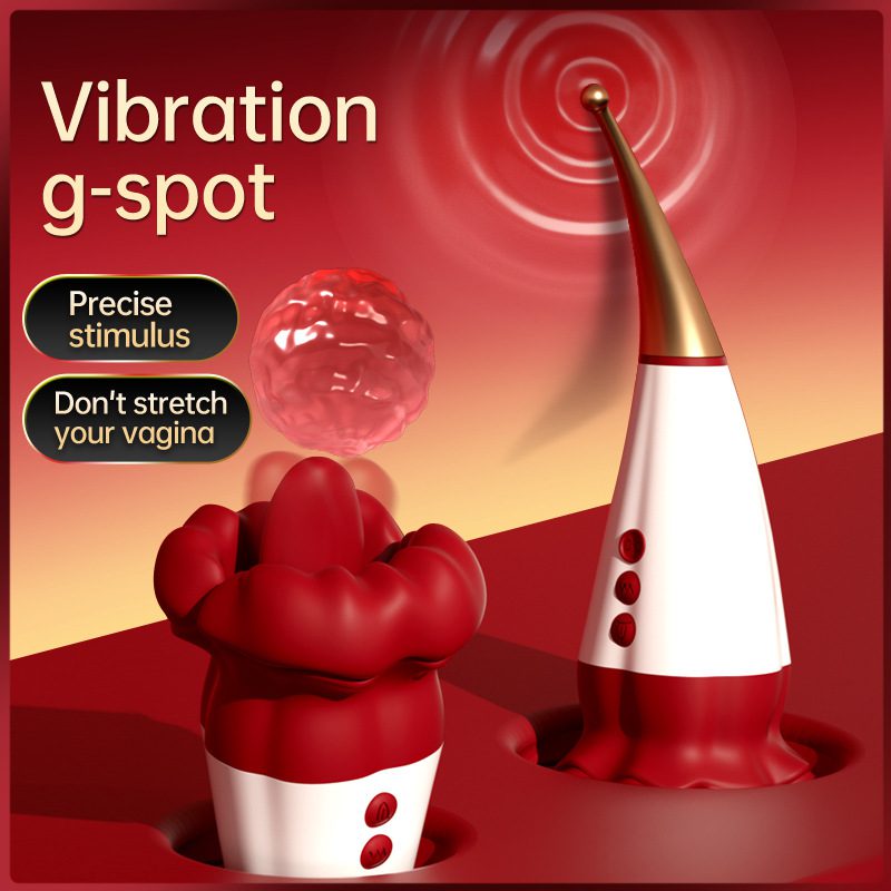 Flame Red Lips 2.0 – Seductive Licking & Teasing Pen for Intense Sensation - Orgasm of Soul