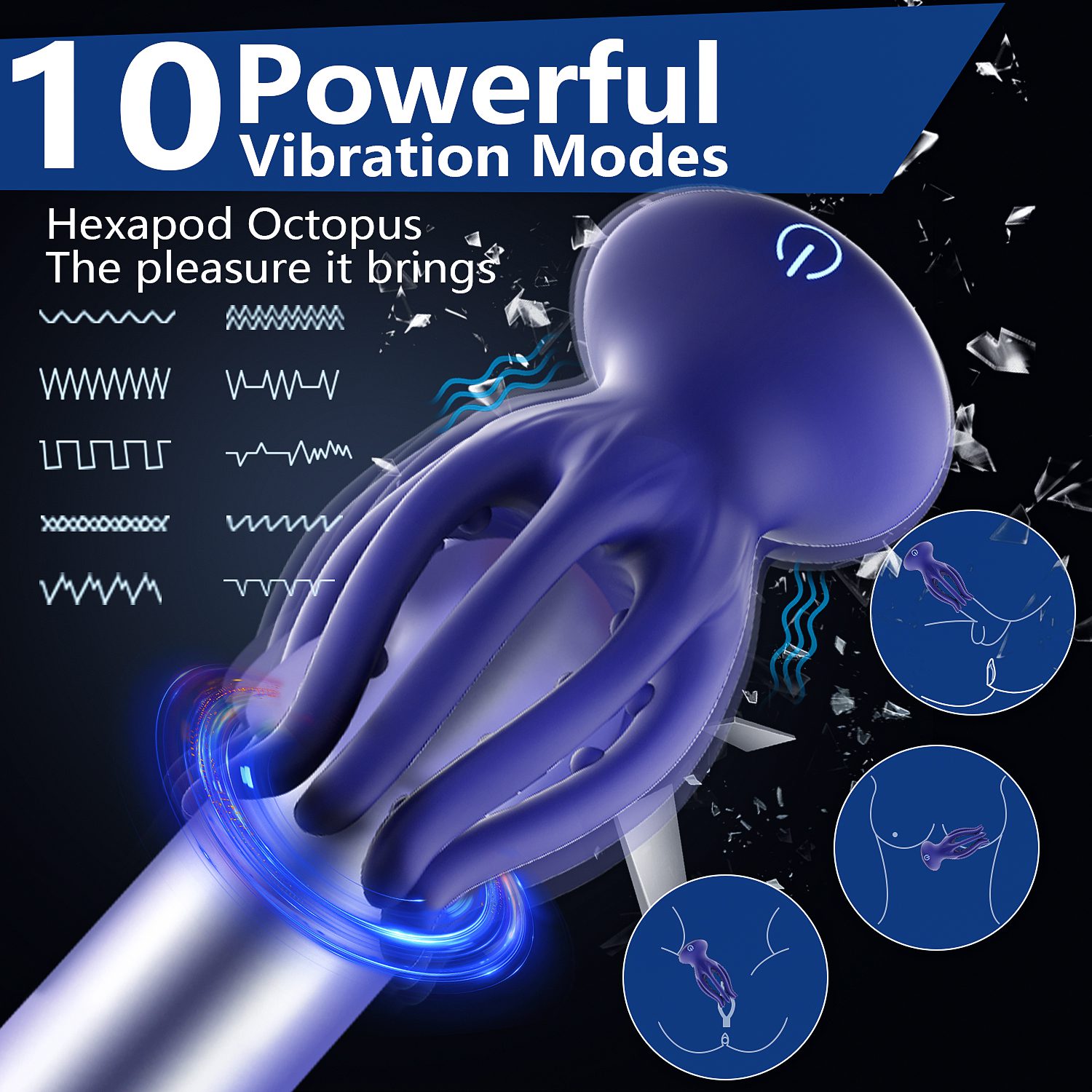 Soul Orgasm Jellyfish Octopus Prostate Massager – Best Male Adult Toy for Deep Stimulation - Orgasm of Soul