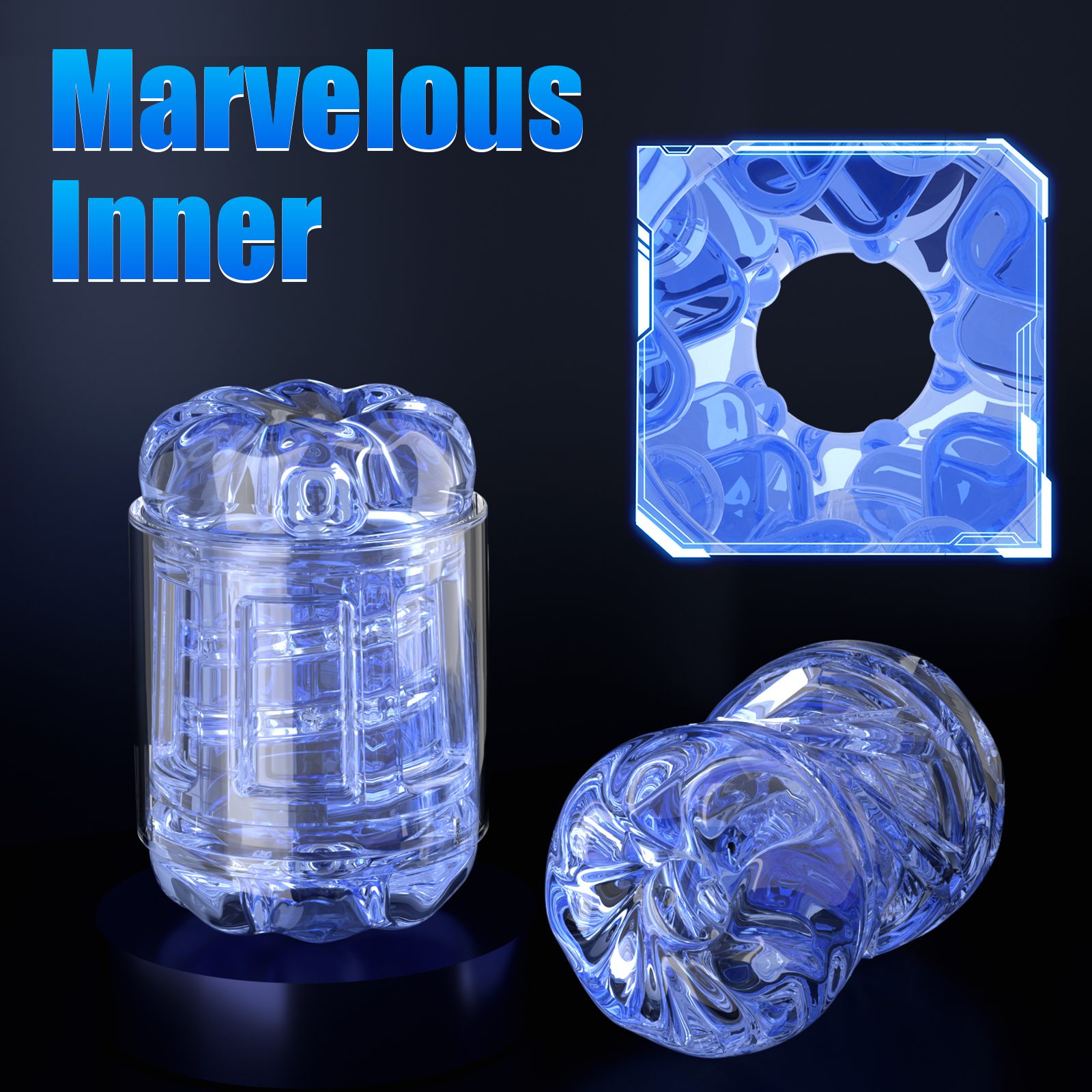 Orgasmofsoul Battle Goddess L9 – Dual-Handle Telescopic Cup, Advanced Male Masturbator - Orgasm of Soul