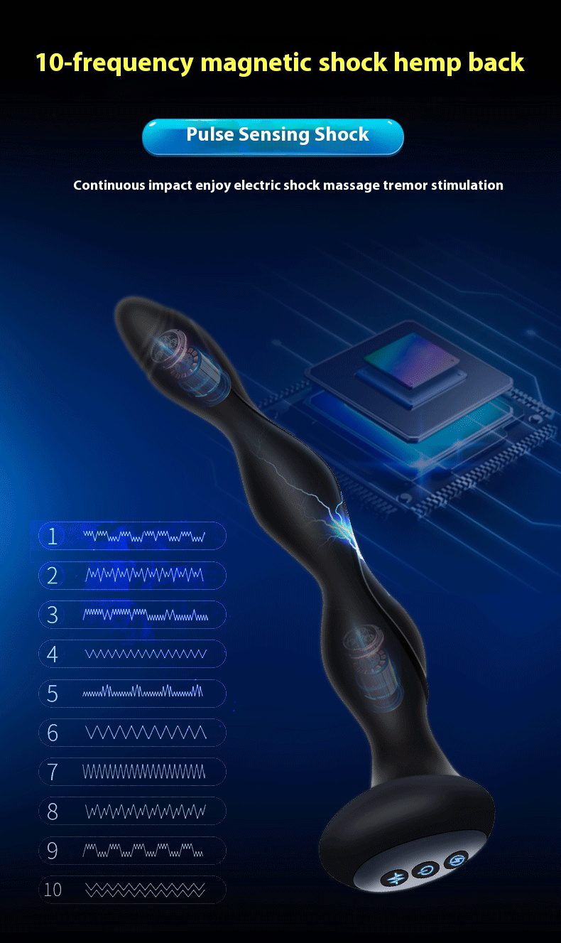 Orgasmofsoul Heated Electric Shock Anal Vibrator for Men – Finger 2 Series - Orgasm of Soul