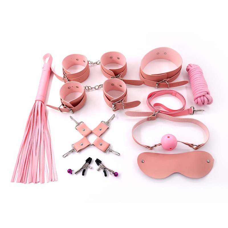 Orgasm of Soul SM Leather Kit – 10-Piece BDSM Essentials - Orgasm of Soul